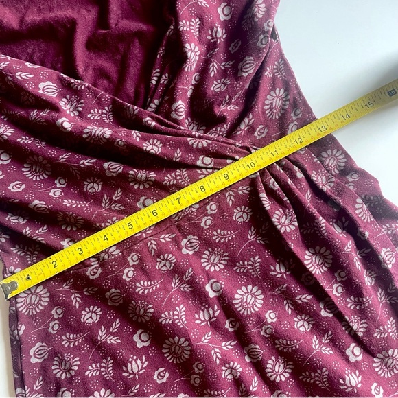 Mata Traders Fair Trade Organic Long Sleeve Wrap Dress | Size Small - Picture 8 of 10